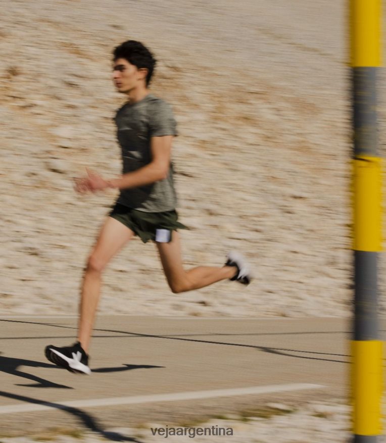 marlin v-knit negro blanco Veja NT64JJ204 hombres zapatos