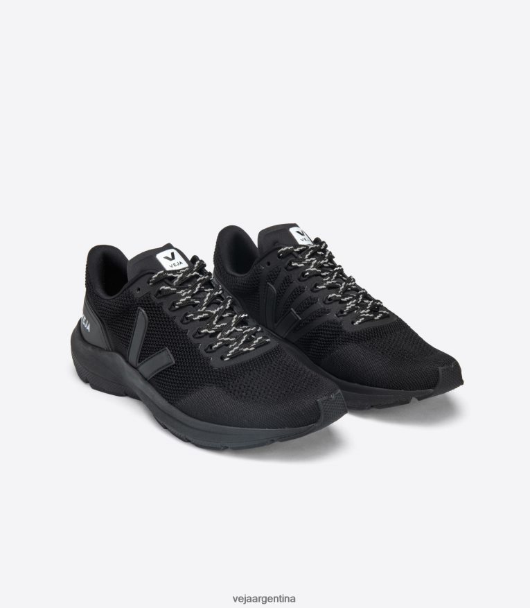 marlin v-knit negro completo Veja NT64JJ203 hombres zapatos