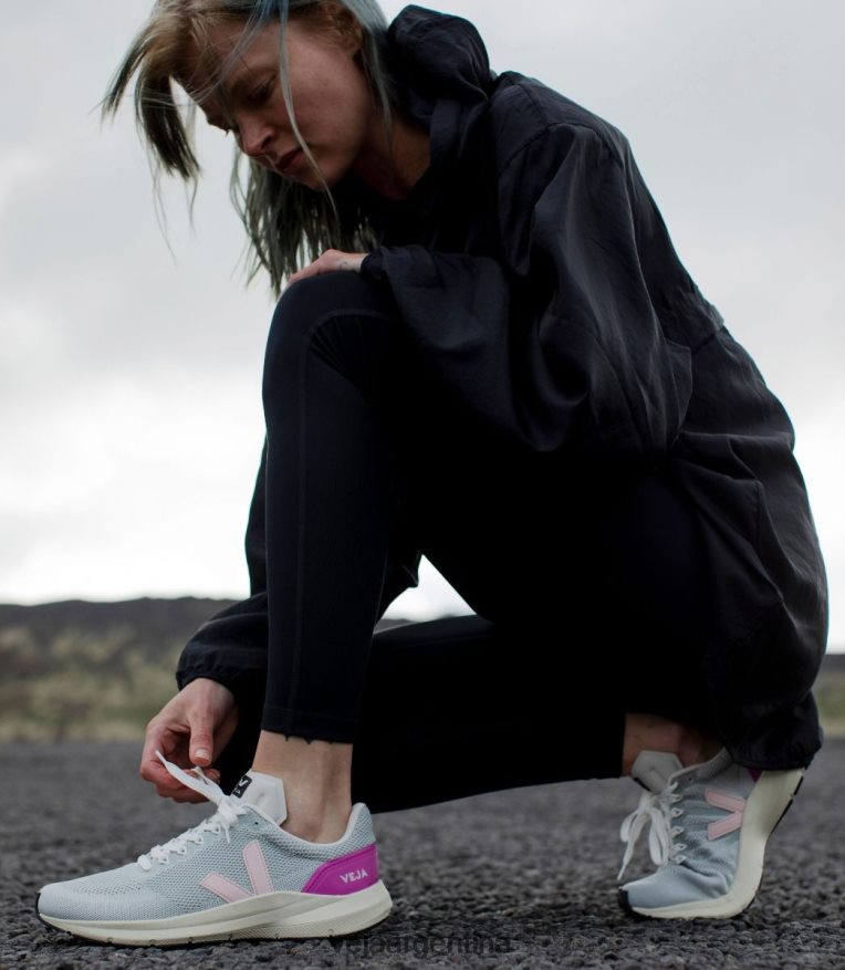 marlin v-knit tiza negro ultravioleta Veja NT64JJ211 hombres zapatos