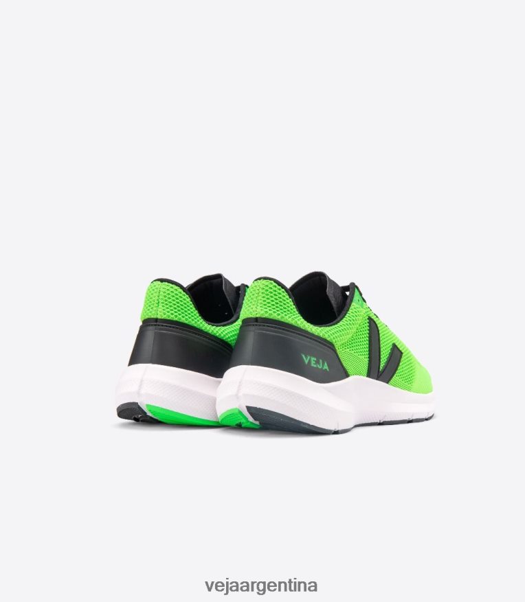 marlin v-knit vert negro fluo Veja NT64JJ206 hombres zapatos