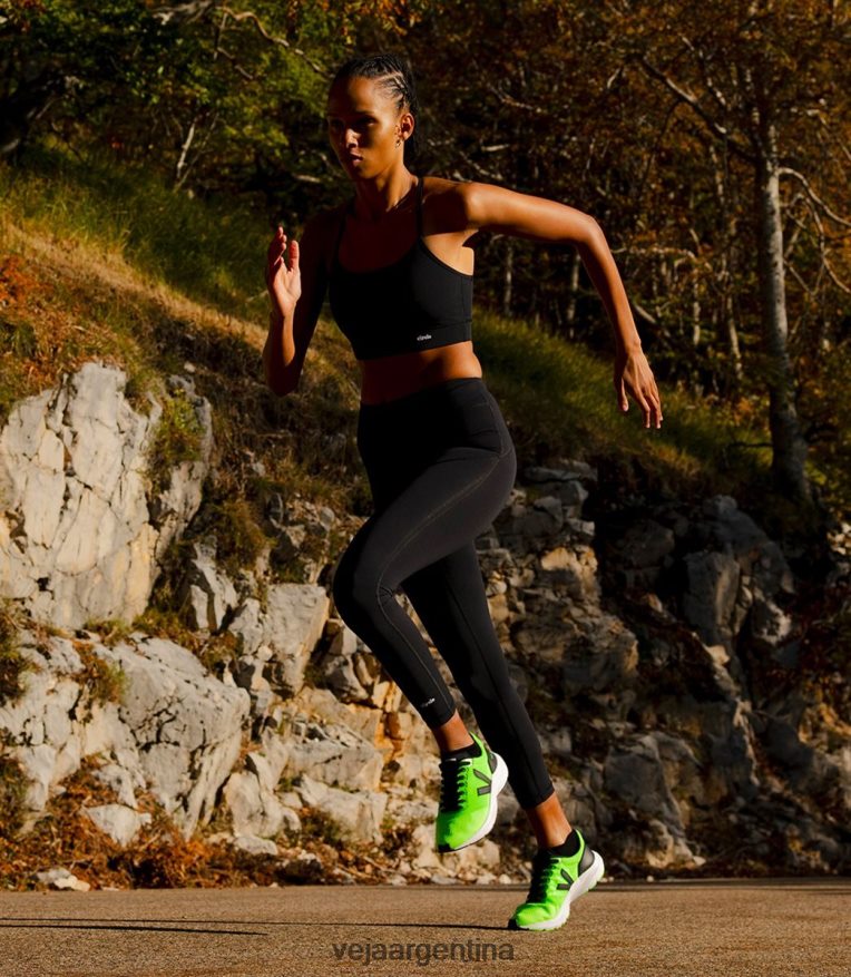 marlin v-knit vert negro fluo Veja NT64JJ206 hombres zapatos