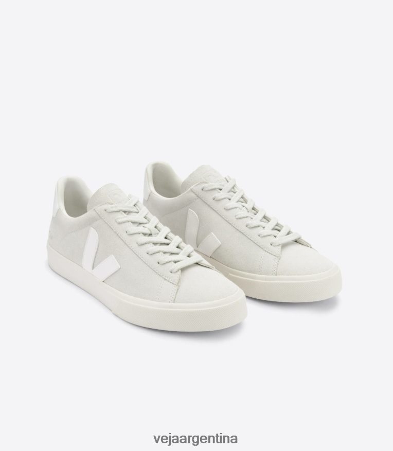 campo ante natural blanco Veja NT64JJ9 hombres zapatos