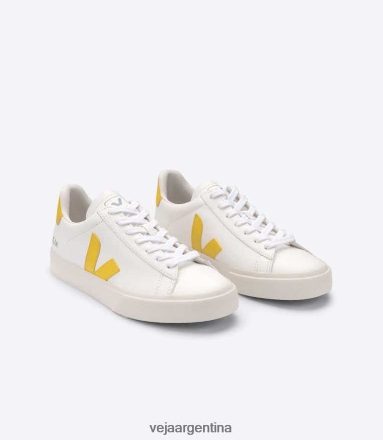 campo cuero sin cromo tónico blanco Veja NT64JJ24 hombres zapatos