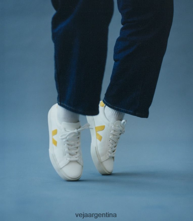 campo cuero sin cromo tónico blanco Veja NT64JJ24 hombres zapatos