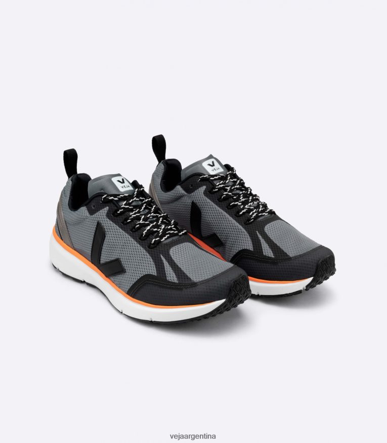 cóndor 2 alveomesh hormigón negro neón naranja Veja NT64JJ195 hombres zapatos