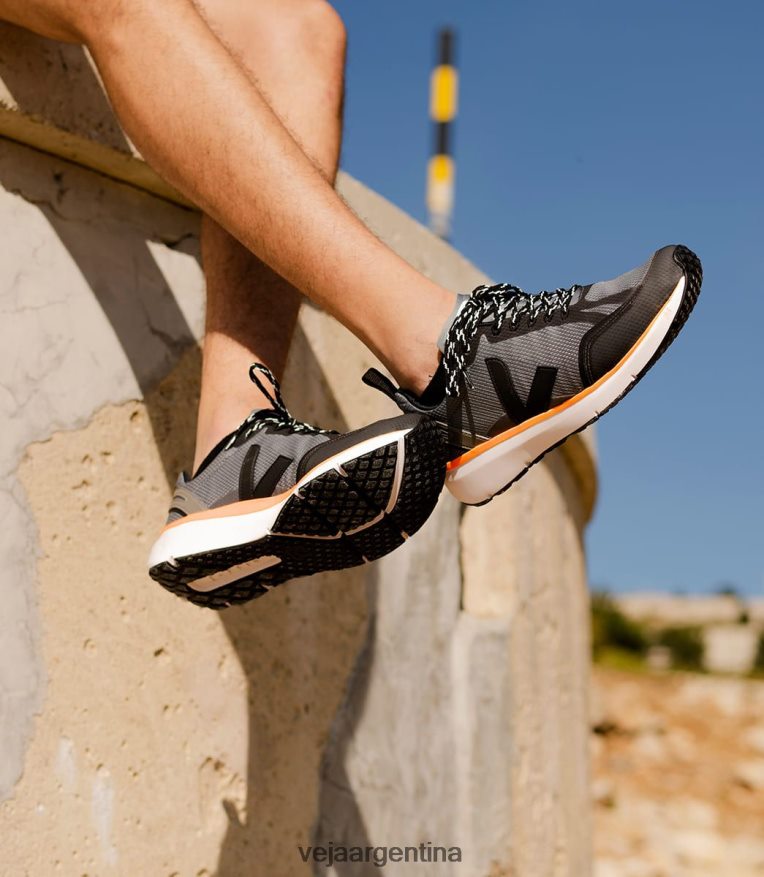 cóndor 2 alveomesh hormigón negro neón naranja Veja NT64JJ195 hombres zapatos