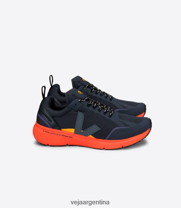 condor 2 cielo náutico naranja fluo Veja X NT64JJ197 hombres zapatos
