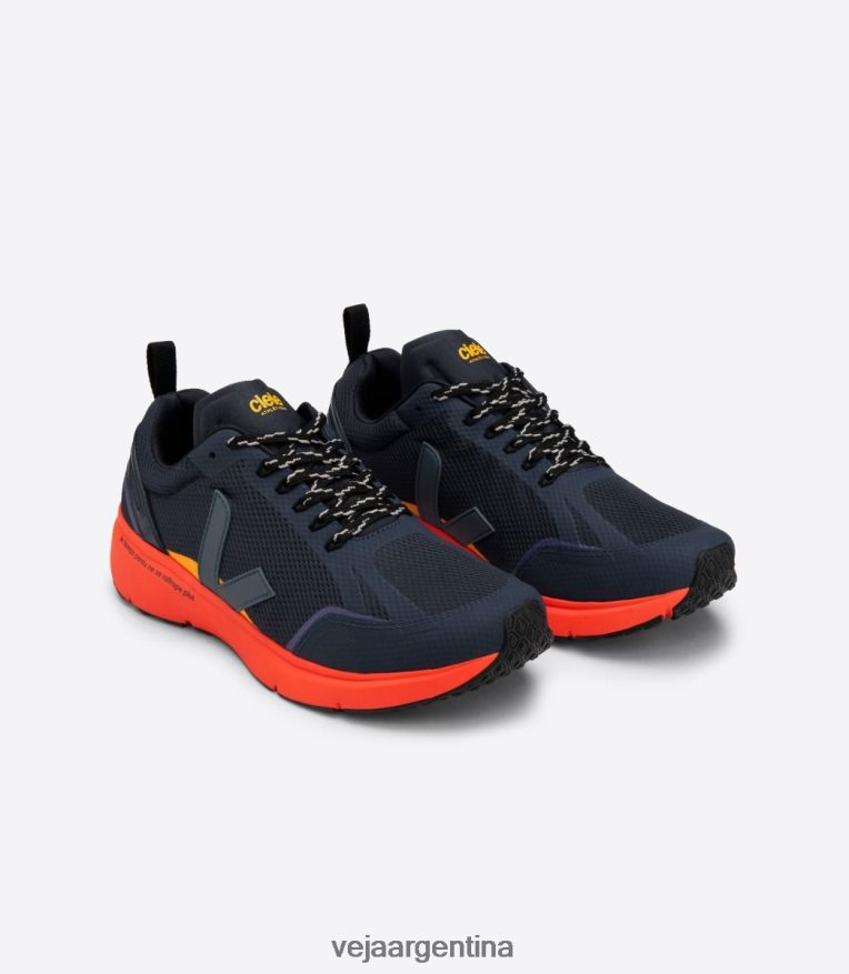 condor 2 cielo náutico naranja fluo Veja X NT64JJ197 hombres zapatos