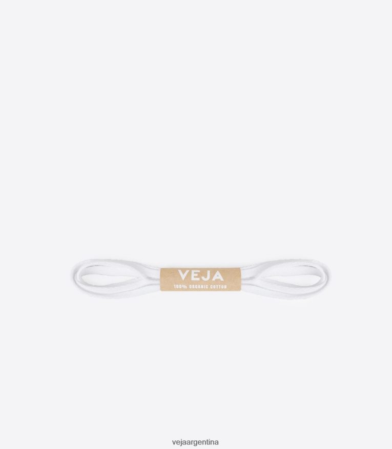cordones algodon organico blanco Veja NT64JJ222 hombres cordones