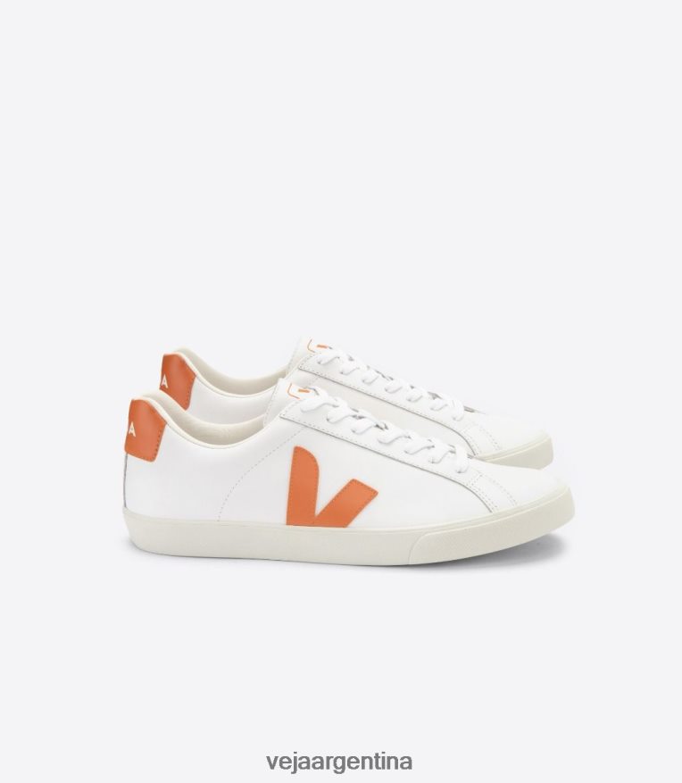 calabaza cuero esplar blanco Veja NT64JJ93 hombres zapatos