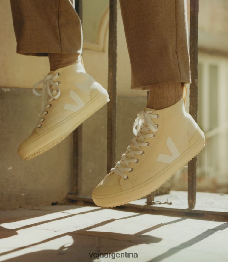 nova ht lona mantequilla suela mantequilla blanca Veja NT64JJ162 hombres zapatos