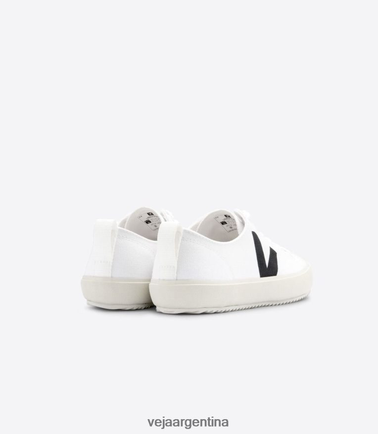 nova lienzo blanco negro Veja NT64JJ150 hombres zapatos