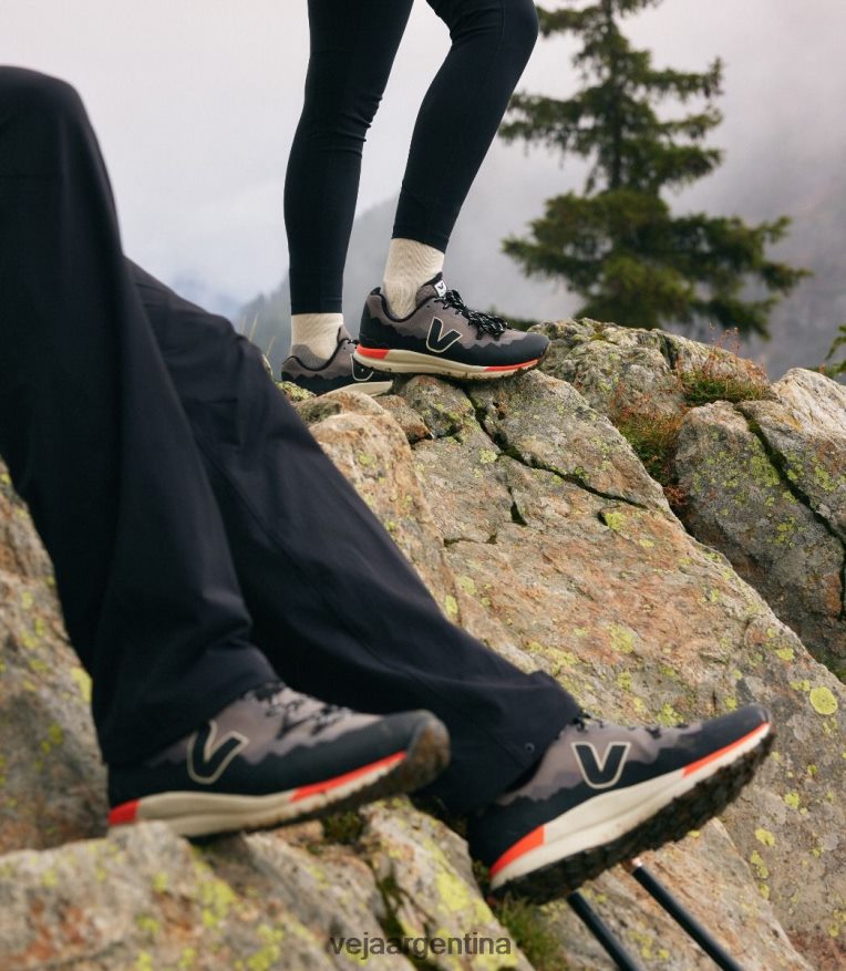 fitz roy trek shell basalto negro Veja NT64JJ1 hombres zapatos