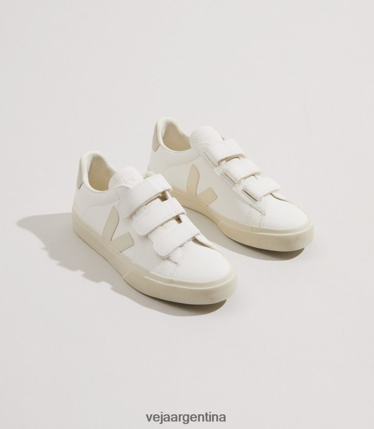 Recife cuero sin cromo blanco pierre natural Veja NT64JJ117 hombres zapatos