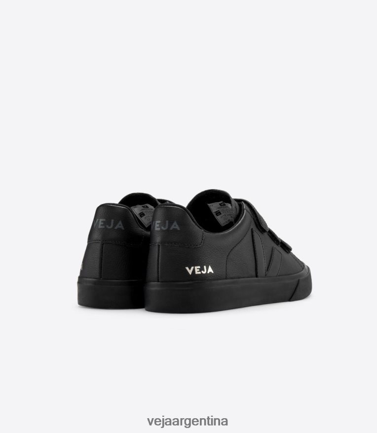 Recife cuero sin cromo negro completo Veja NT64JJ111 hombres zapatos