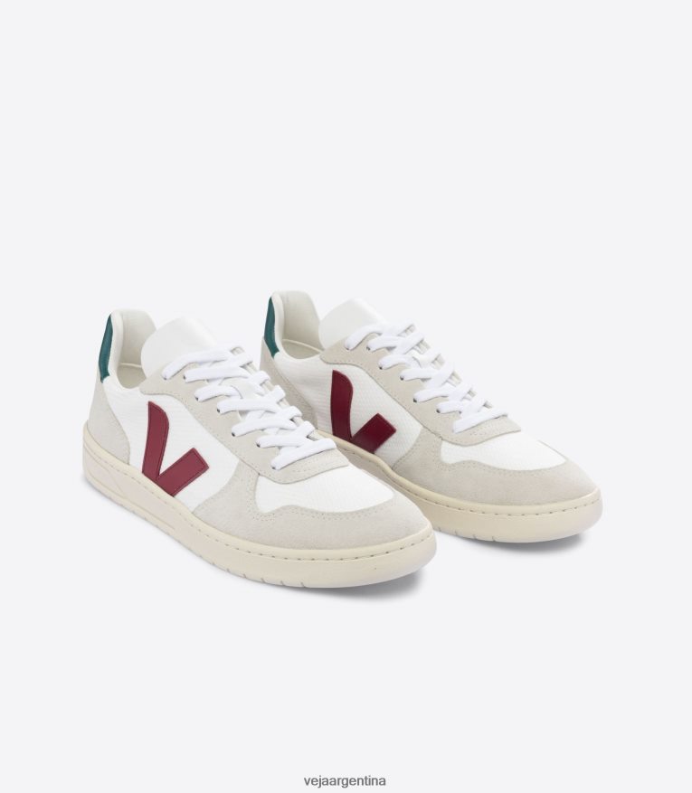 v-10 b-mesh blanco marsala bretaña Veja NT64JJ45 hombres zapatos