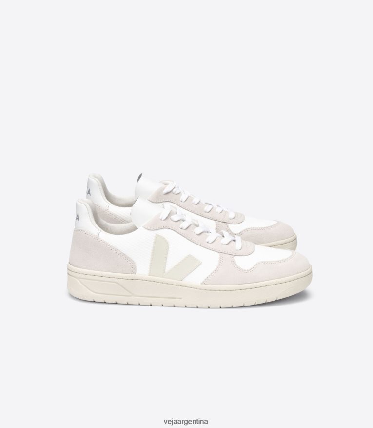 v-10 b-mesh blanco natural pierre Veja NT64JJ44 hombres zapatos