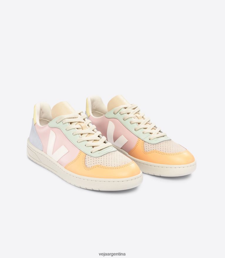 v-10 cuero petale blanco multico Veja NT64JJ60 hombres zapatos