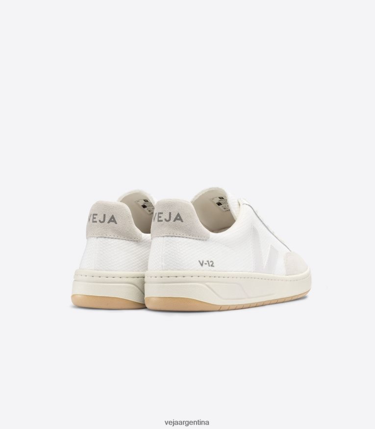 v-12 b-malla blanco natural Veja NT64JJ28 hombres zapatos