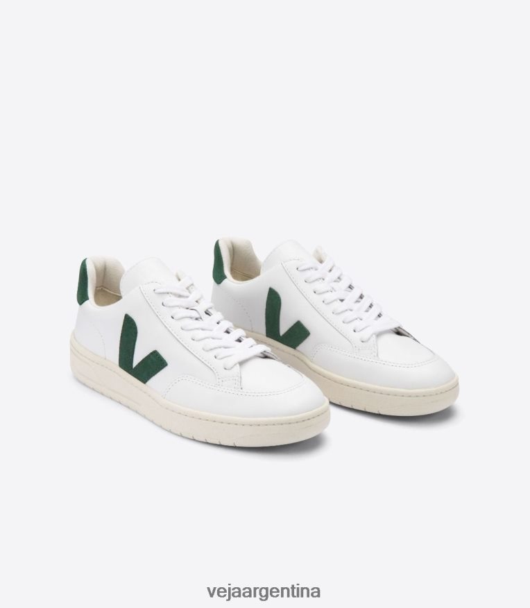 v-12 cuero blanco chipre Veja NT64JJ31 hombres zapatos