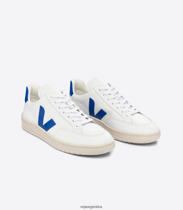 v-12 cuero blanco paros Veja NT64JJ26 hombres zapatos