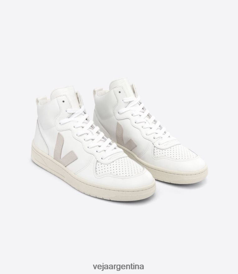 v-15 cuero blanco Veja NT64JJ81 hombres zapatos