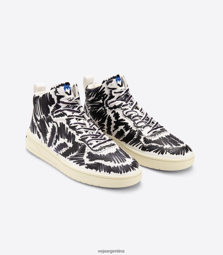 v-15 cuero marni negro completo Veja X NT64JJ85 hombres zapatos