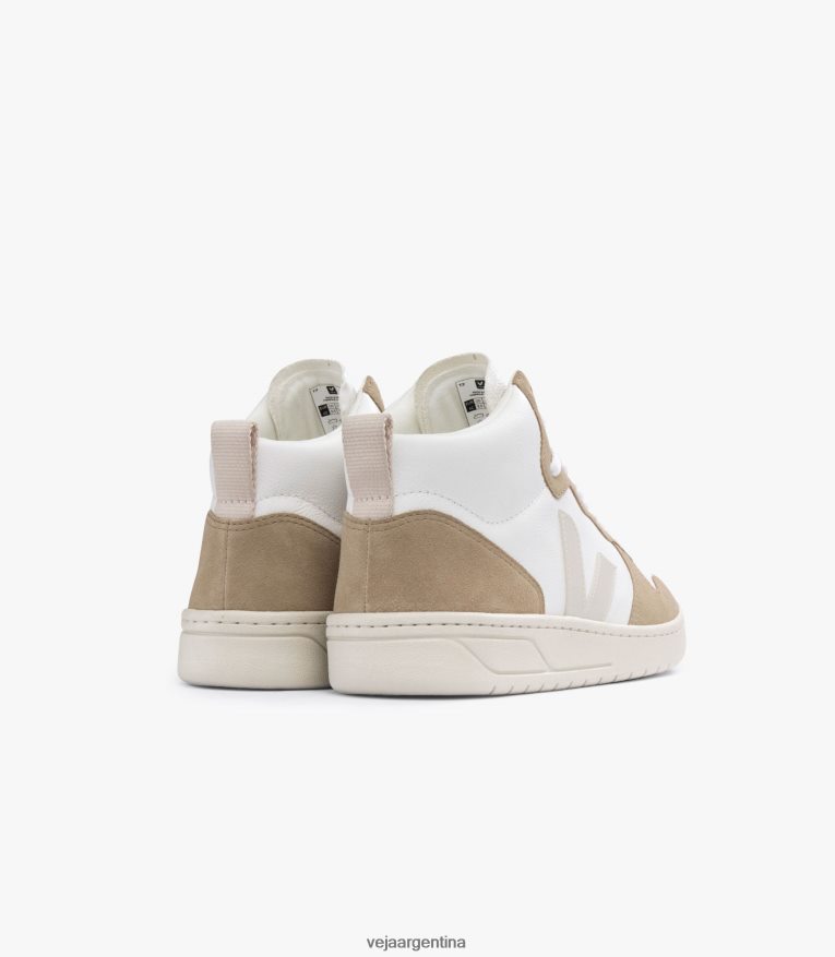 v-15 cuero sin cromo blanco pierre sahara Veja NT64JJ80 hombres zapatos