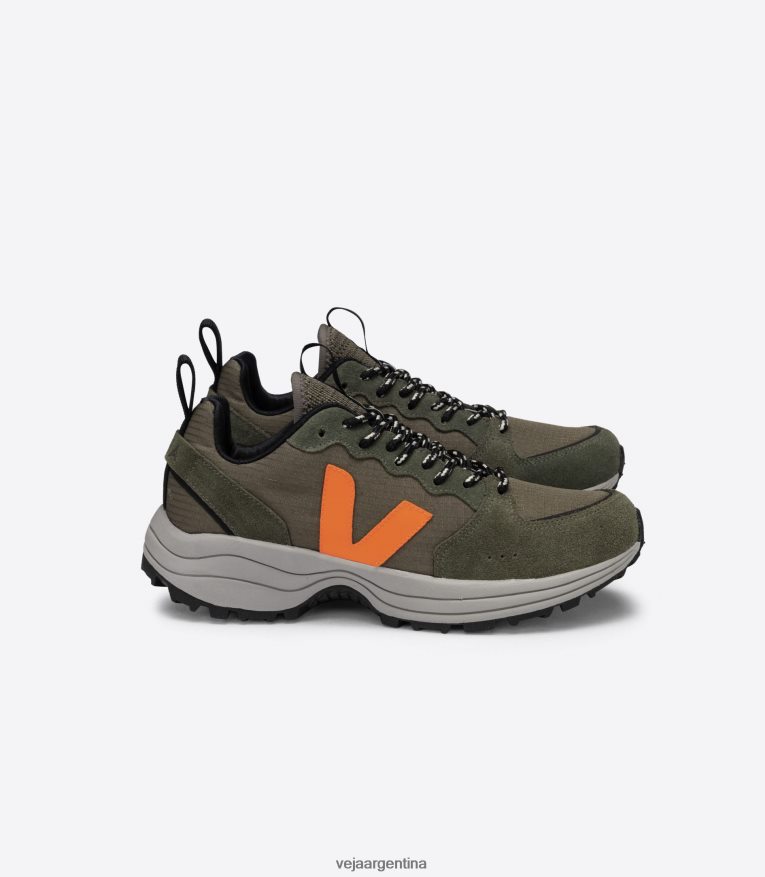 venturi ripstop kaki naranja neón Veja NT64JJ166 hombres zapatos