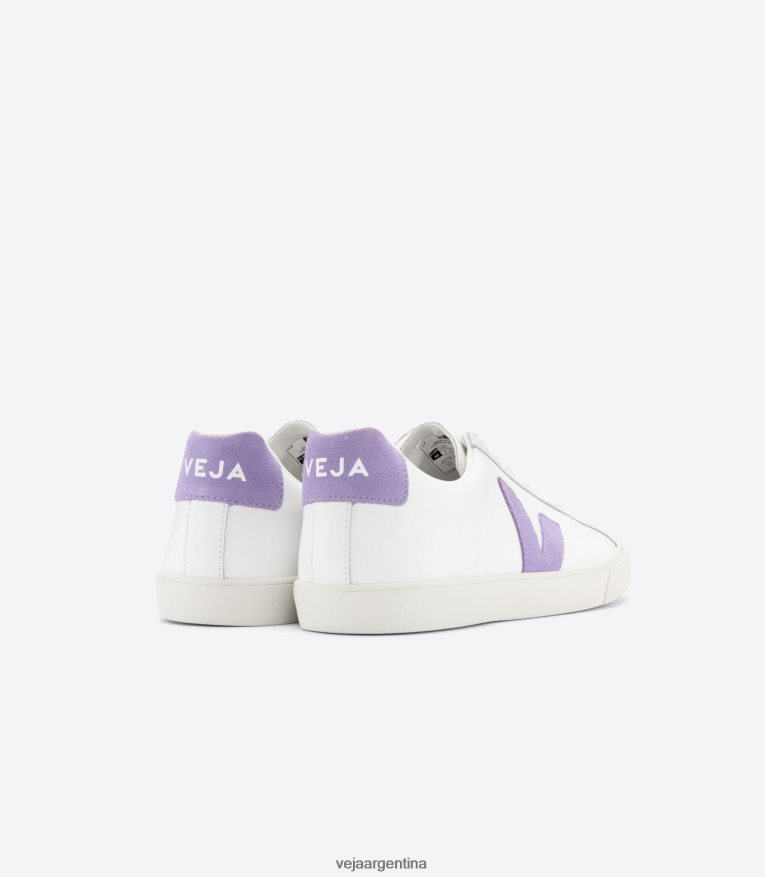 cuero esplar extra blanco lavanda Veja NT64JJ242 mujer zapatos