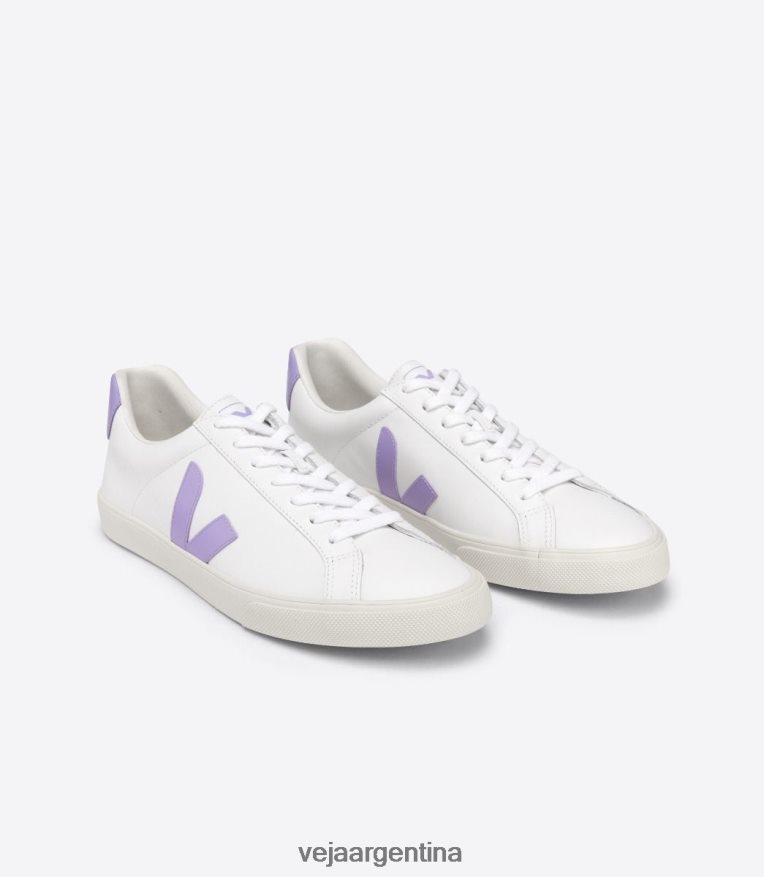 esplar cuero blanco lavanda Veja NT64JJ243 mujer zapatos