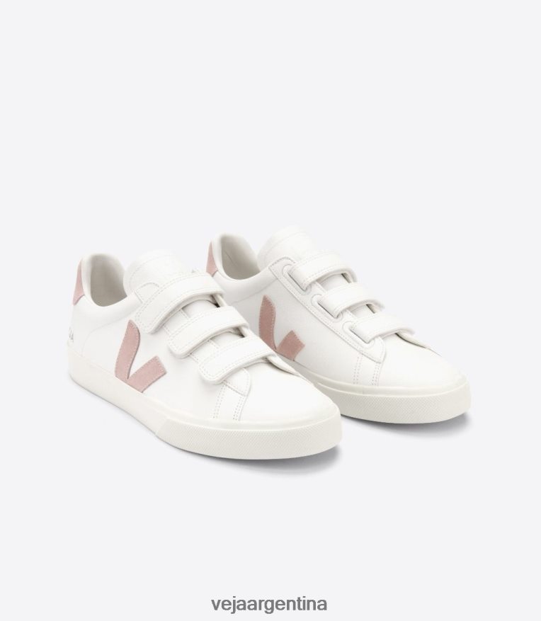 Recife sin cromo cuero blanco nena Veja NT64JJ247 mujer zapatos