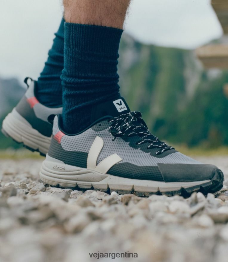 dekkan alveomesh hormigón pierre naranja fluo Veja NT64JJ255 mujer zapatos