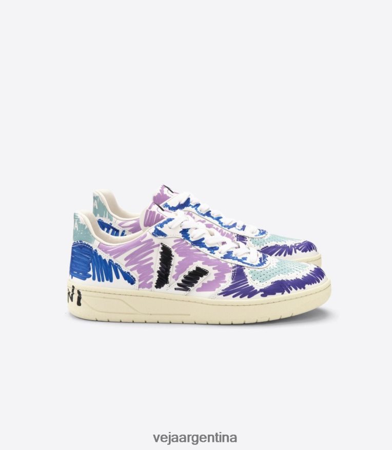 v-10 cuero marni orquídea negro Veja X NT64JJ236 mujer zapatos