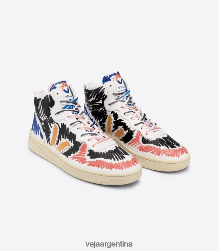 v-15 cuero marni negro Veja X NT64JJ240 mujer zapatos