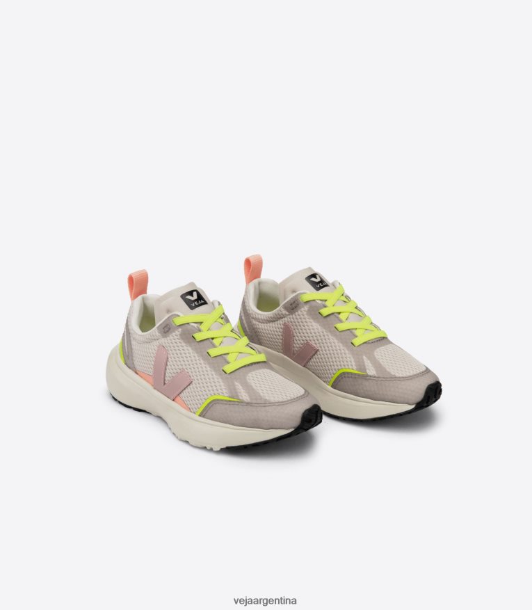 canario cordones elásticos alveomesh natural nena Veja NT64JJ388 niños zapatos