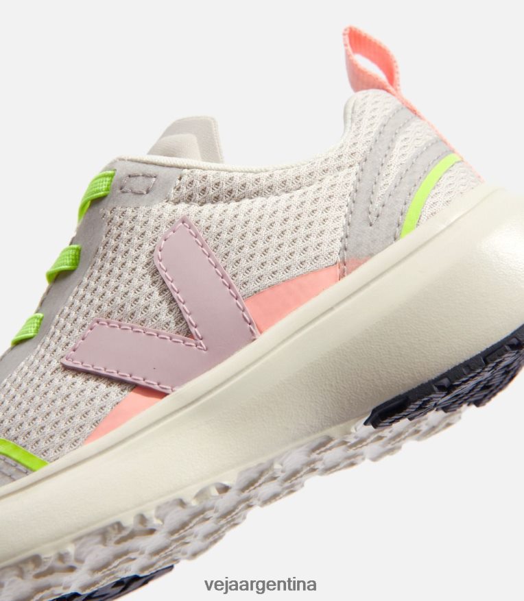 canario cordones elásticos alveomesh natural nena Veja NT64JJ388 niños zapatos