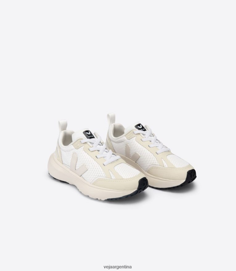 cordones elásticos canario alveomesh blanco pierre Veja NT64JJ391 niños zapatos