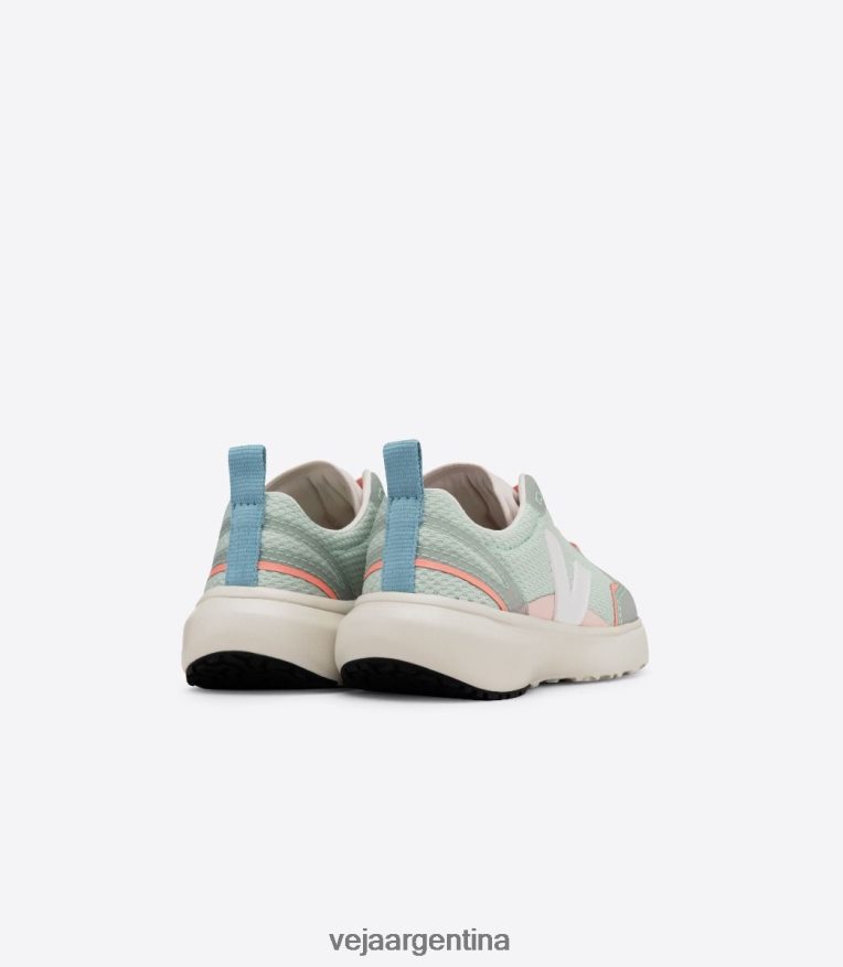 cordones elásticos canario alveomesh matcha blanco Veja NT64JJ390 niños zapatos