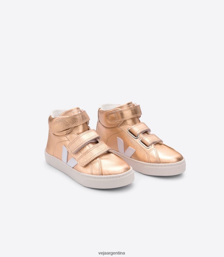 esplar mid cuero sin cromo venus blanco Veja NT64JJ314 niños zapatos