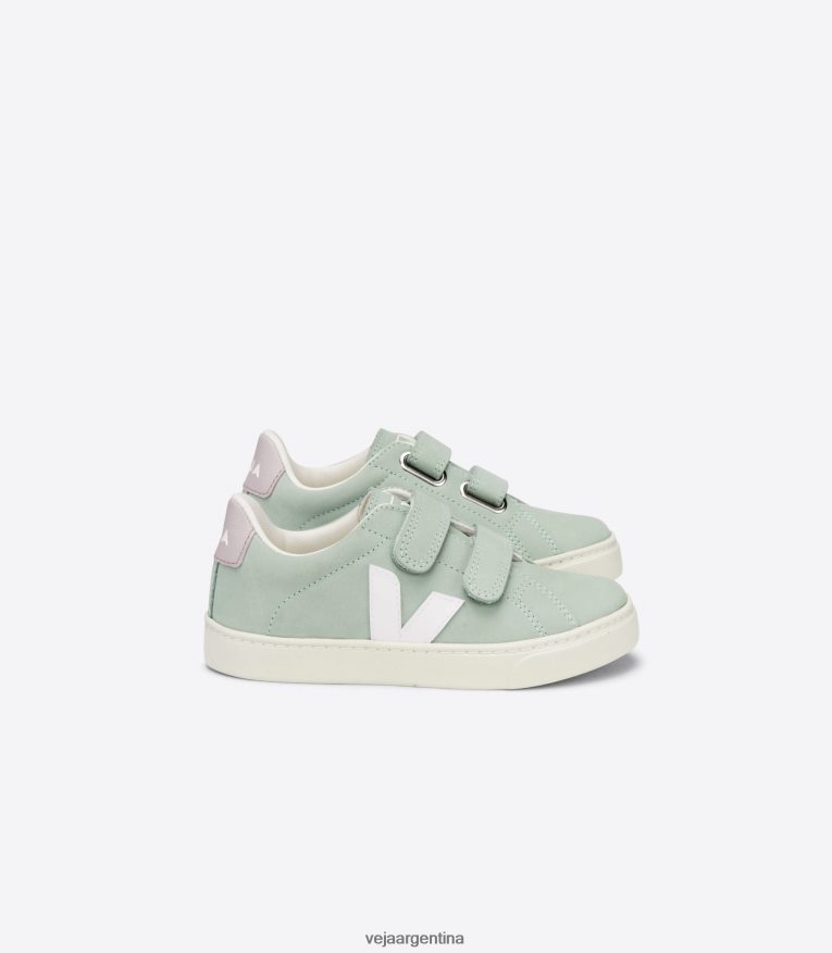 esplar nubuck matcha blanco Veja NT64JJ340 niños zapatos