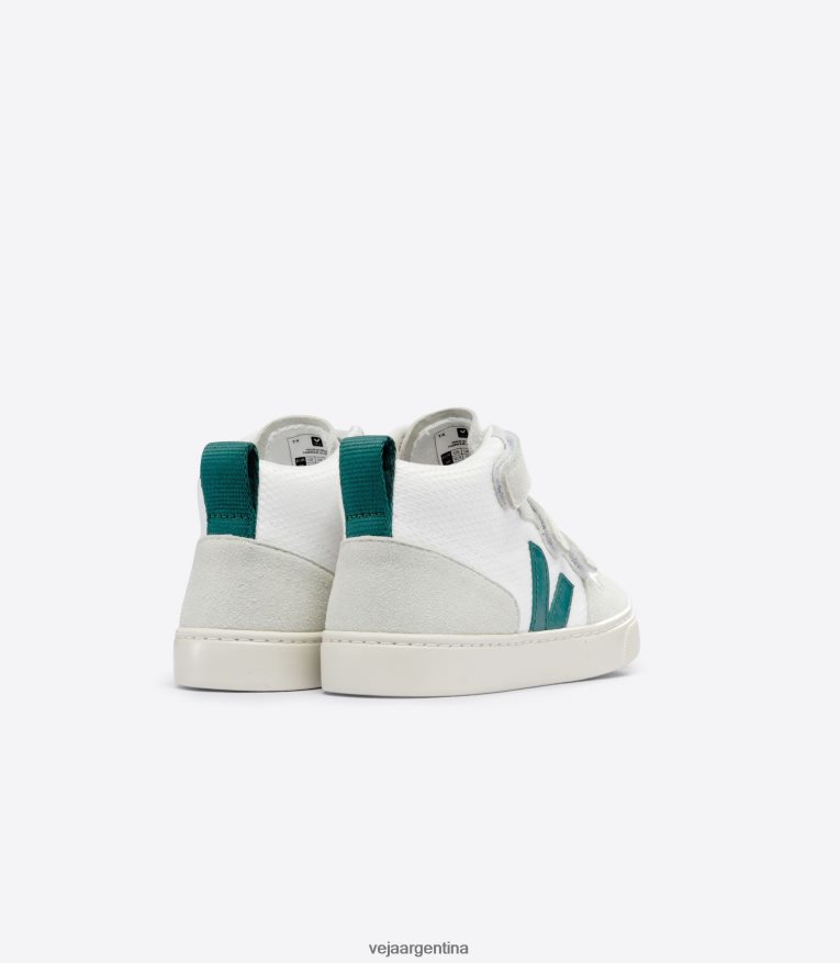 v-10 mid b-mesh blanco bretaña Veja NT64JJ344 niños zapatos