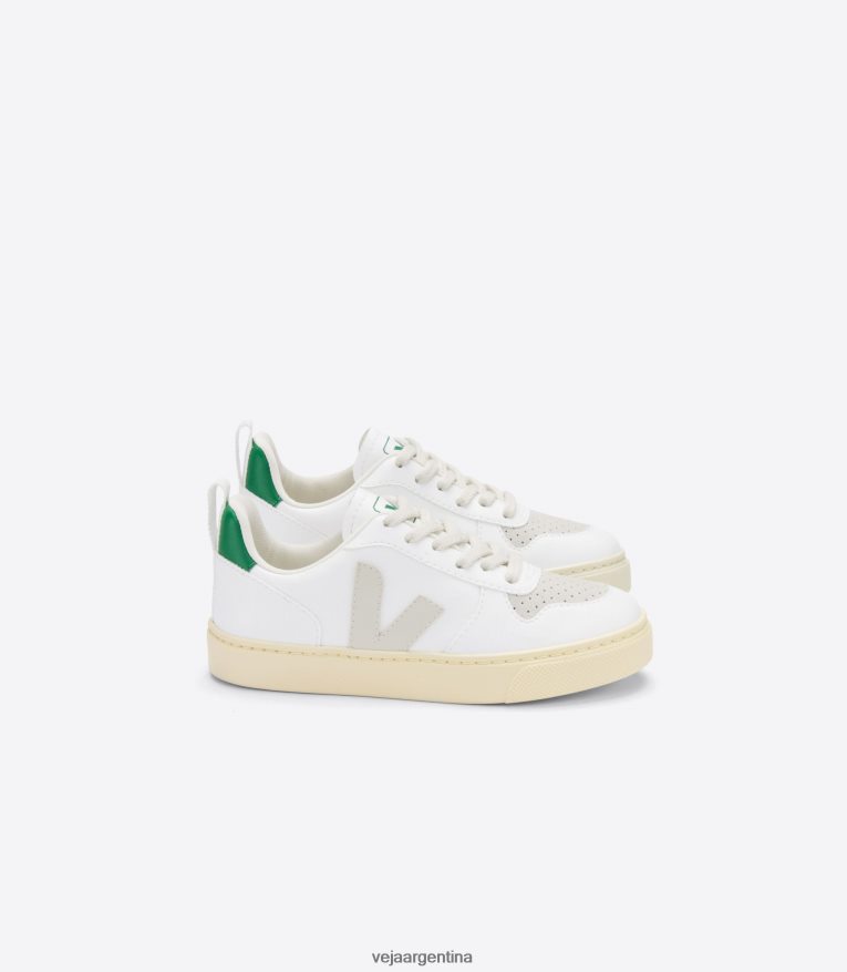 v-10 cordones cwl blanco pierre emeraude Veja NT64JJ366 niños zapatos