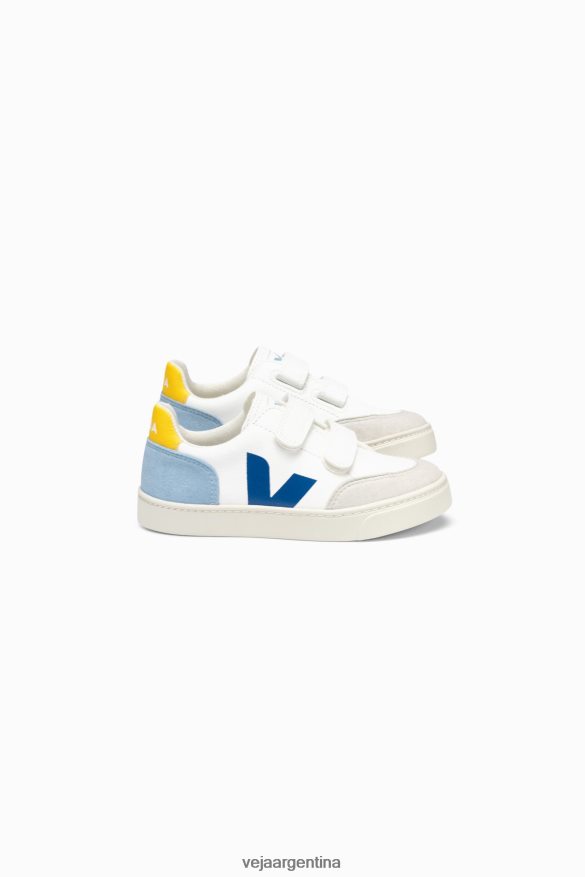 v-12 cuero sin cromo blanco multico Veja NT64JJ309 niños zapatos