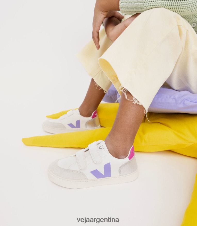 v-12 cuero sin cromo multico plata Veja NT64JJ307 niños zapatos